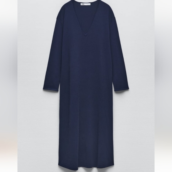 Zara Knit Midi Dress - Picture 3 of 7
